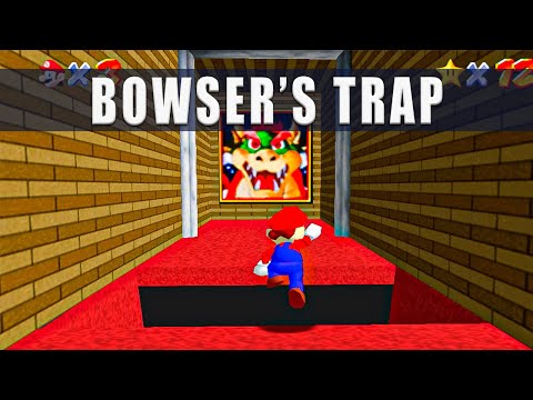 Super Mario 64 Switch Bowser's Trap plus all red coins - Super Mario 3D All Stars