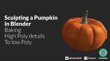 Sculpting a Pumpkin in Blender: Modeling Tutorial