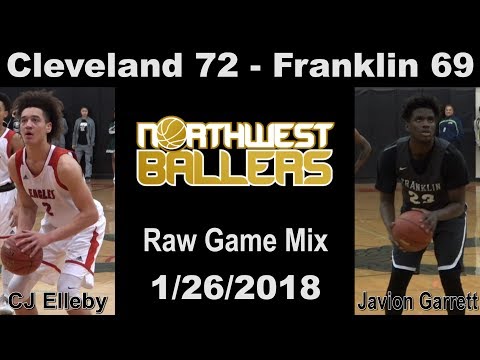 CLEVELAND 72 - FRANKLIN 69 -- Raw 23 min full game highlight (1/26/2018)