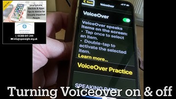 Voiceover on IPhone & IPads useful for #VisuallyImpaired & Blind people