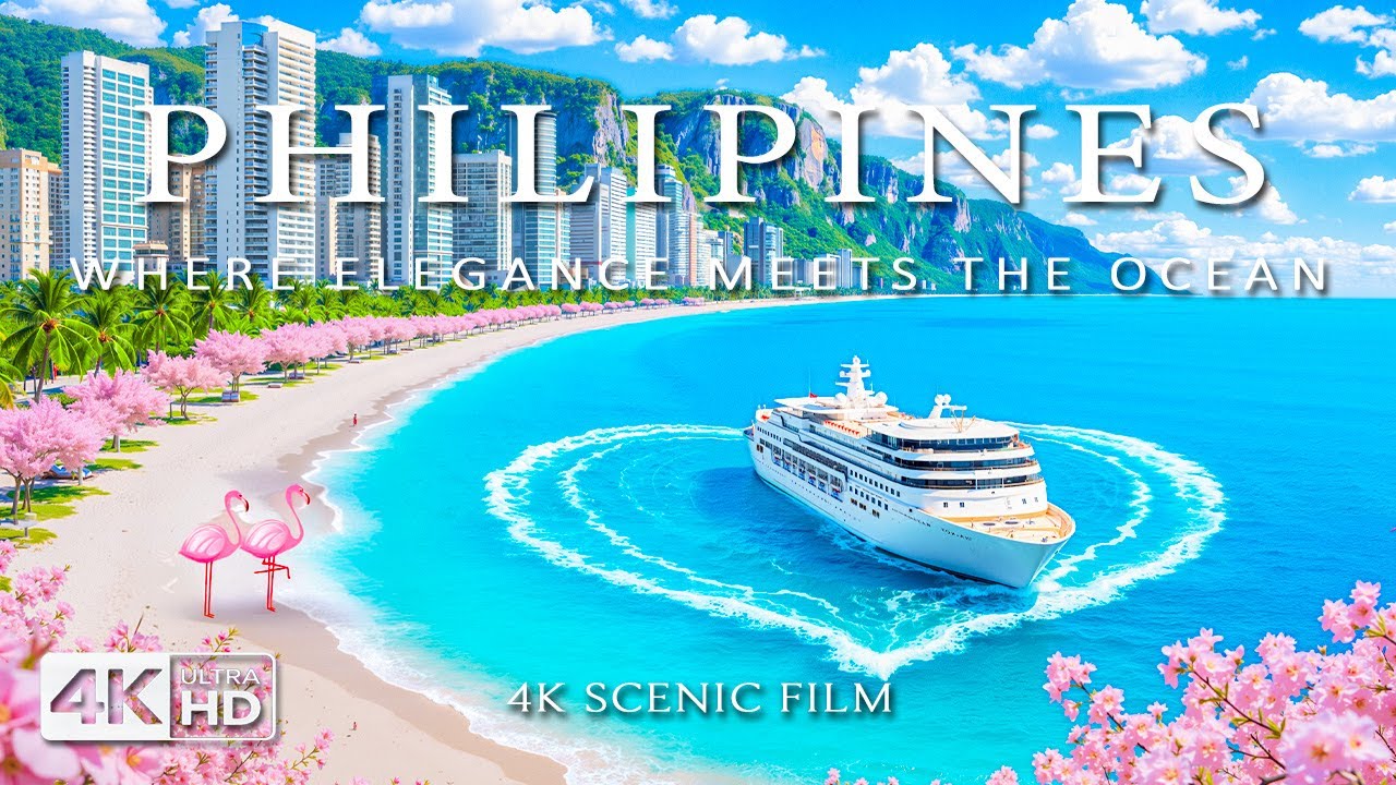 [4K] Philippines 2026 🇵🇭 Island Rhythms, Turquoise Horizons | Aerial Views with Deep House Chill