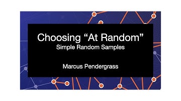 Unit 2, Part 1: Simple Random Samples