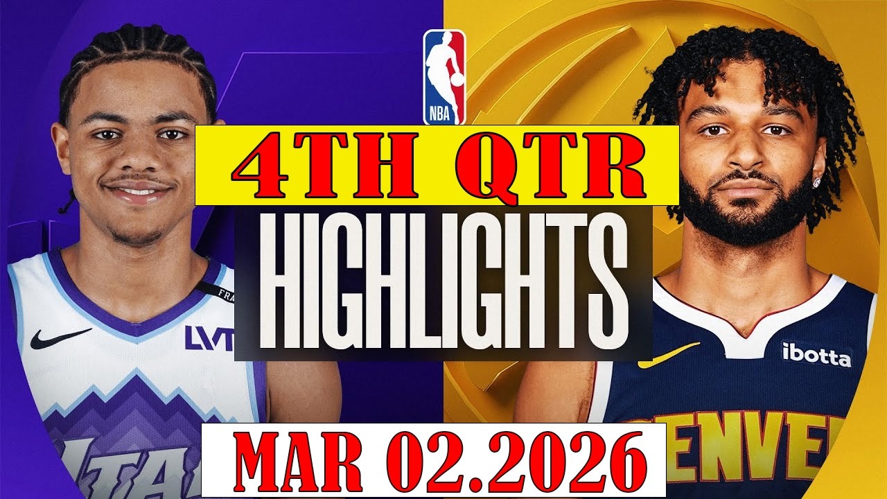 Utah Jazz vs Denver Nuggets 4th Qtr Mar 02.2025 Highlights | NBA HIGHLIGHT