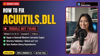 Fix acuutils.dll Error!