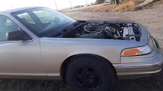 460ci BBF swapped crown vic fuel cell first fill !