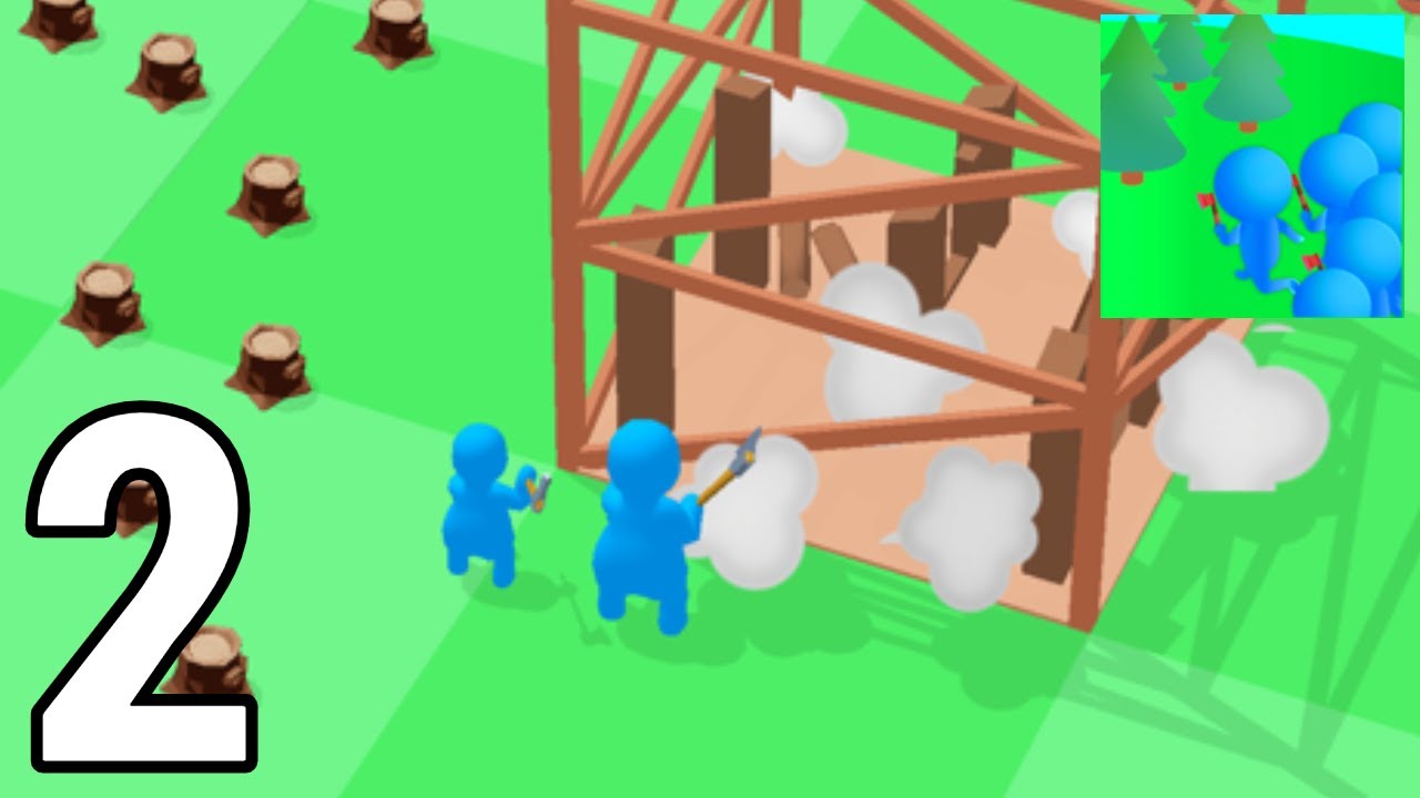 Join Lumberjack: Craft & Build - Gameplay / Walkthrough - Part 2 (IOS & Android) - New Island!