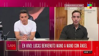 Lucas Benvenuto mano a mano en #LAM: "Es hora de que los abusos no prescriban" | ENTERVISTA COMPLETA