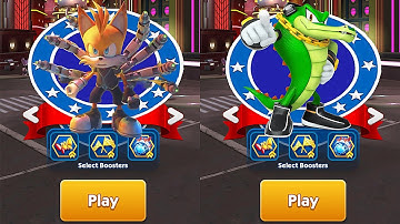 Sonic Prime Dash - Tails Nine vs Sonic Vector | All Characters Unlocked | New Update