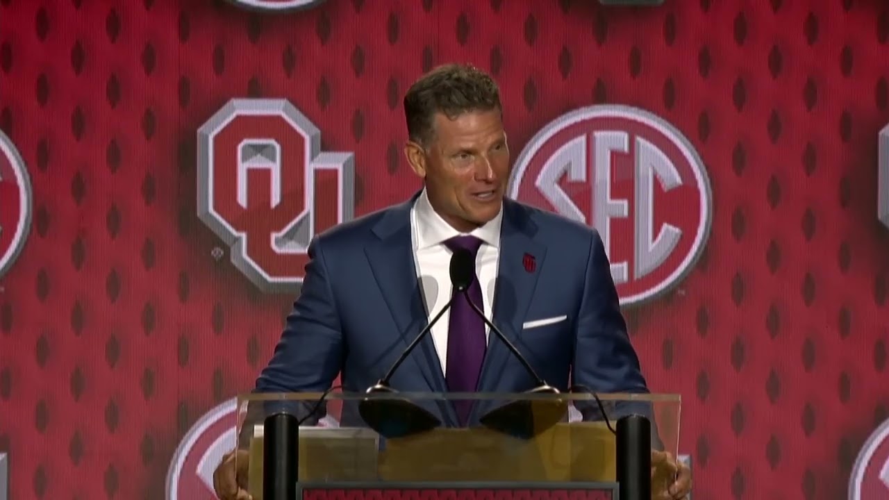 Brent Venables Oklahoma Sooners SEC Media Days Main Room