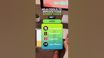 60 AI tools to REPLACE your BORING TASKS (For Logo)