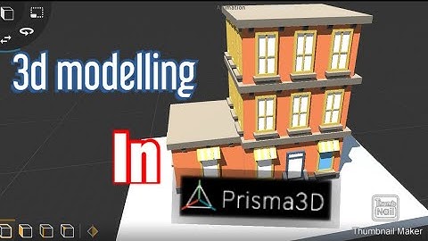 how to make a building in Prisma 3d : timelapse tutorial