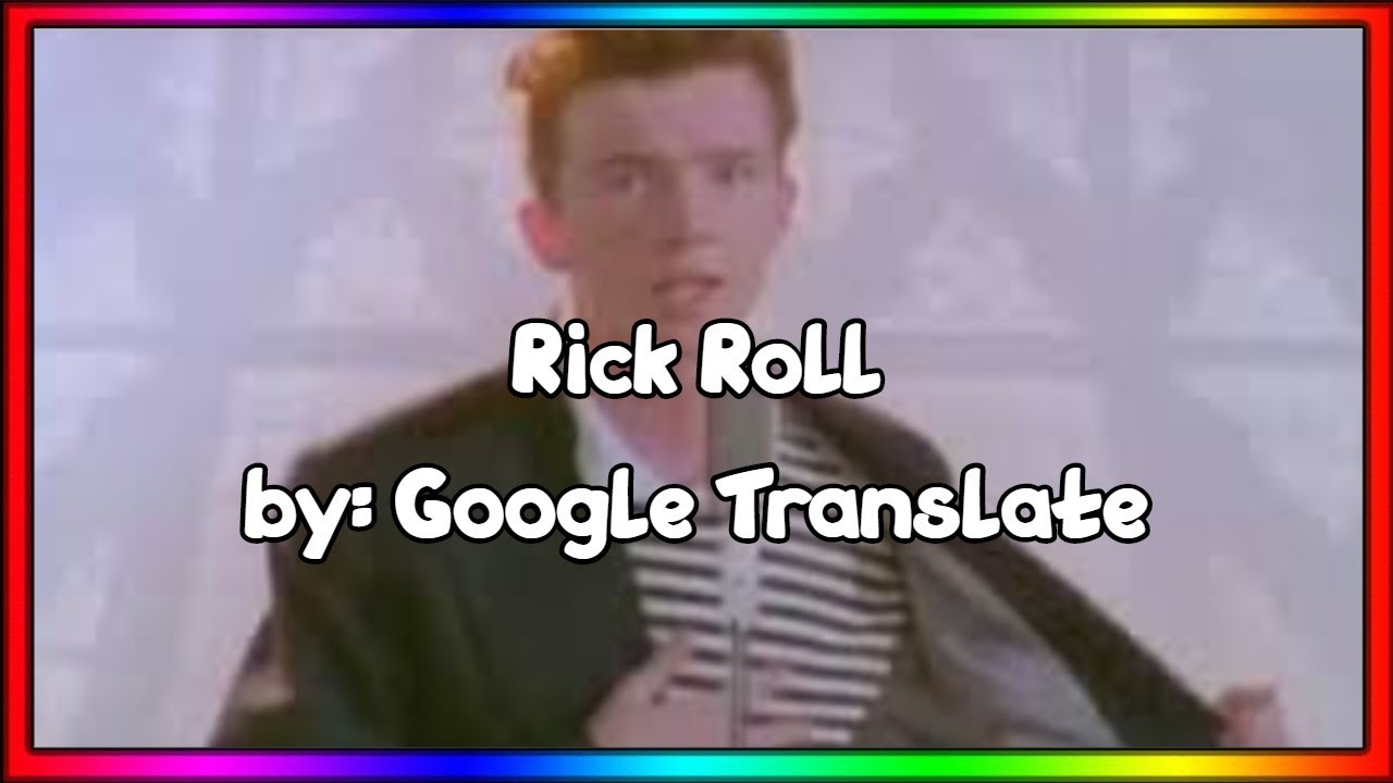 Rickrolling Google translate with YQL – Rickrollwhisper