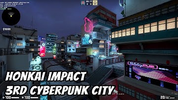 CSGO ZOMBIE ESCAPE ze_honkai_impact_3rd_cyberpunk_cityv26_4 On Ghostcap Server