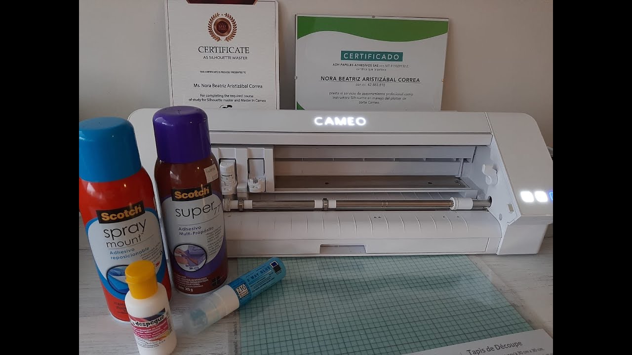 Mantenimiento y uso del TAPETE CORTE - MAT CORTE y PEGAS para SILHOUETTE CAMEO