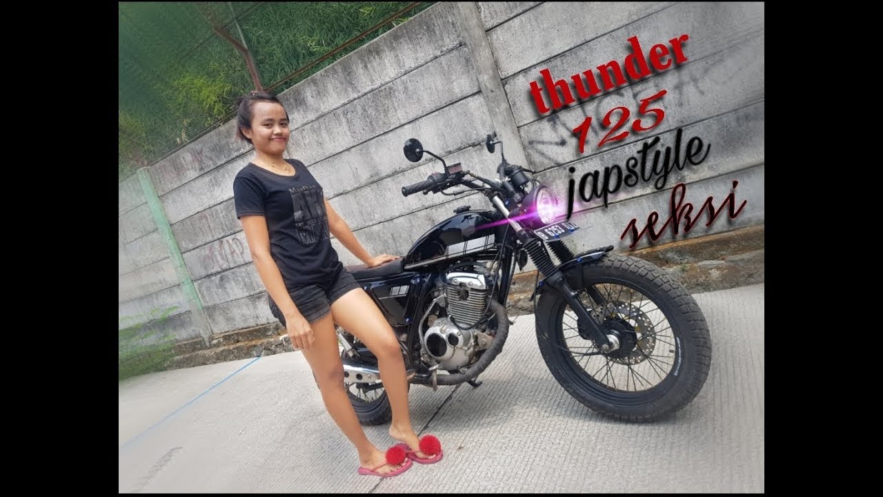 Modifikasi Thunder En 125 Jadi Japstyle Seksi Fac Youtube