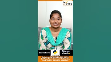 Python student review 2024  | V Cube | Best Python coaching institutes in KPHB | Hyderabad