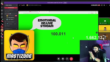 @AlphaClasher Raid on @MASTIZONEGAMING For 100k | Masti goes emotional on live stream🥺