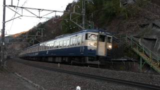 中央線　さらば115系山スカ　笹子峠　20141206