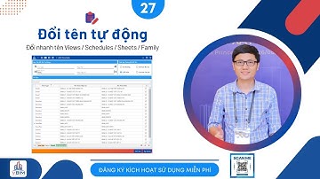 VBIM || ĐỔI NHANH TÊN VIEWS - SCHEDULES - SHEETS - FAMILY TRONG DỰ ÁN || VBIM TOOLS