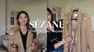 Sézane Trench Coat Review | Price, Size, & Quality