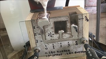 Foundry 28: 8mm Sprue 2 Large Open Riser, Square Basin