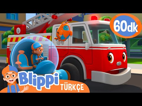 İtfaiye Kamyonu 🚒 | Blippi Türkçe - Çocuklar için Eğitici Videolar