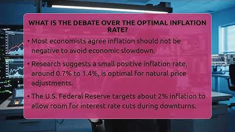 What Is The Debate Over The Optimal Inflation Rate? - Inflation Insight Channel