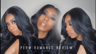 Sensationnel Empress Synthetic Lace Front Wig | Perm Romance Review