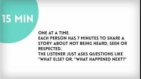 Heard, seen, respected