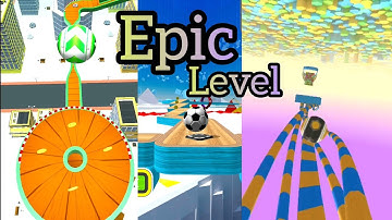 Sky Rolling ball Vs going Balls vs ACTION Balls/ EPIC Level/Walkthrough (Android, ios)