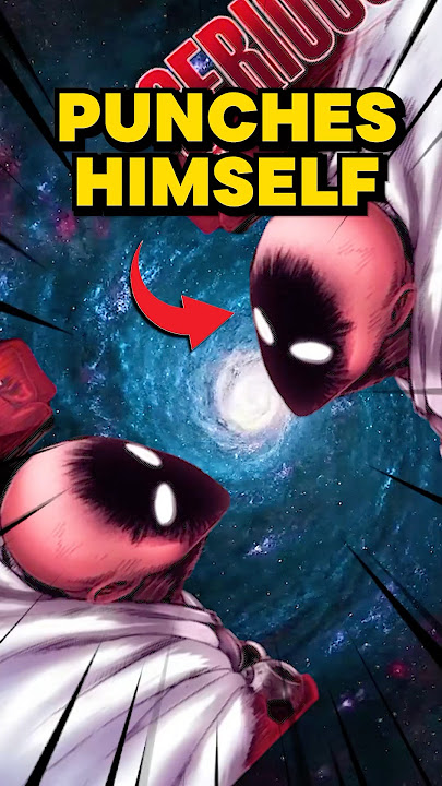What Happens When Saitama Punches Himself 😳 #animeanxiety #onepunchman