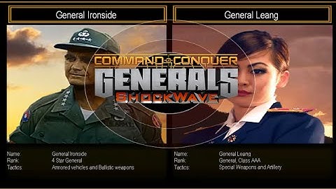 C&C Shockwave 1.1 Generals Zero Hour Challenge - Ironside vs Leang