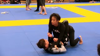 The intimacy of female and male wrestling or grappling