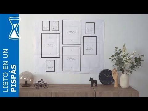 Aprende con Ikea a decorar la pared de tu salón con cuadros y que quede bien