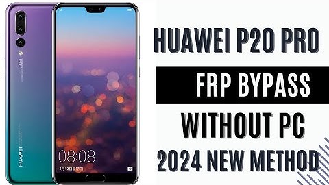 Huawei P20/P20 Pro Frp Bypass Without PC || 2024 New Updated Method Google account unlock