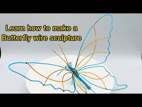 Video: Paano Gumawa Ng Isang Wire Butterfly