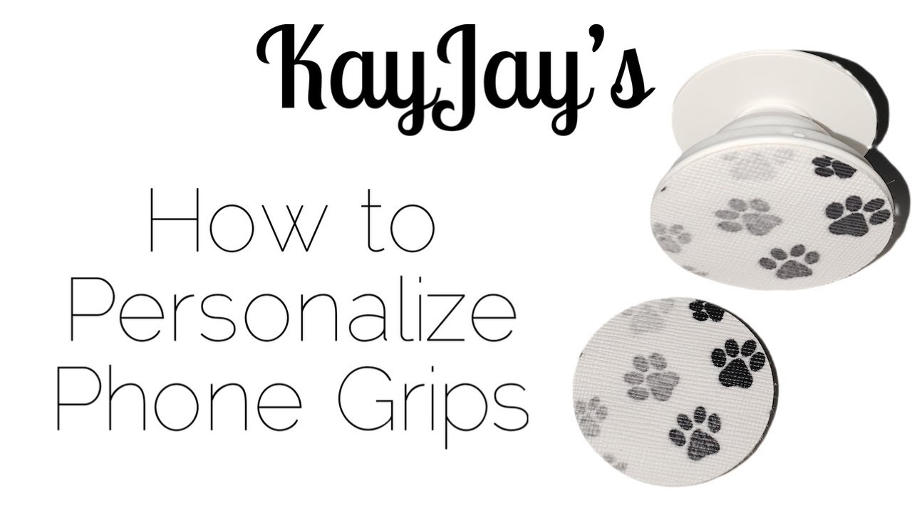 How to Add Faux Leather to a Phone Grip YouTube