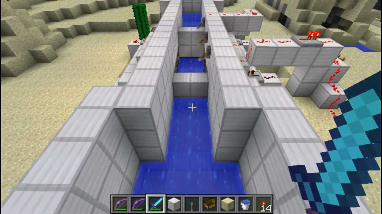 Comment Faire Une écluse Minecraft 1.110