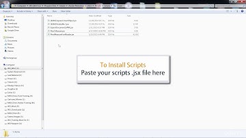 Installing Photoshop Scripts and shortcuts for them