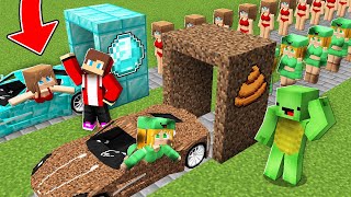 JJ and Mikey Girls UPGRADE! POOR or RICH Girl In Minecraft - Maizen