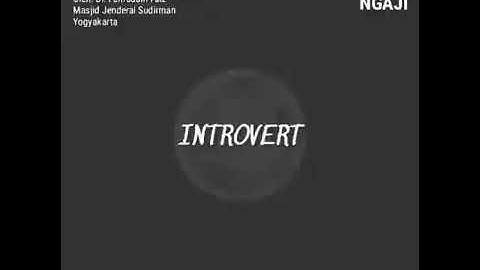 Dr. Fahruddin Faiz M. Ag || Ngaji Filsafat, INTROVERT...