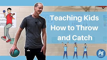 Teaching Underhand Throwing and Catching Skills in #Physed |Cues and Station Activities|