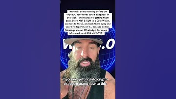 Do not hold your crypto on exchanges or cold wallet make sure you are holding them on Web3 #xrp