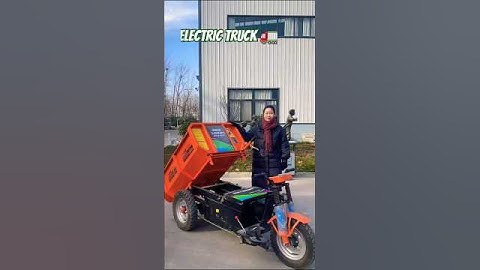 Self unloading trucks 🚒! Electric tricycle! Agricultural Trolley! #one machine for multiple uses