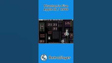 Phantoms Five Gameplay Apple II #retrogaming #appleii #phantomsfive