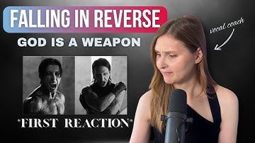 WHAT IS THAT?! | Falling in Reverse - God is a Weapon feat. Marylin Manson | Vocal Coach Reacts
