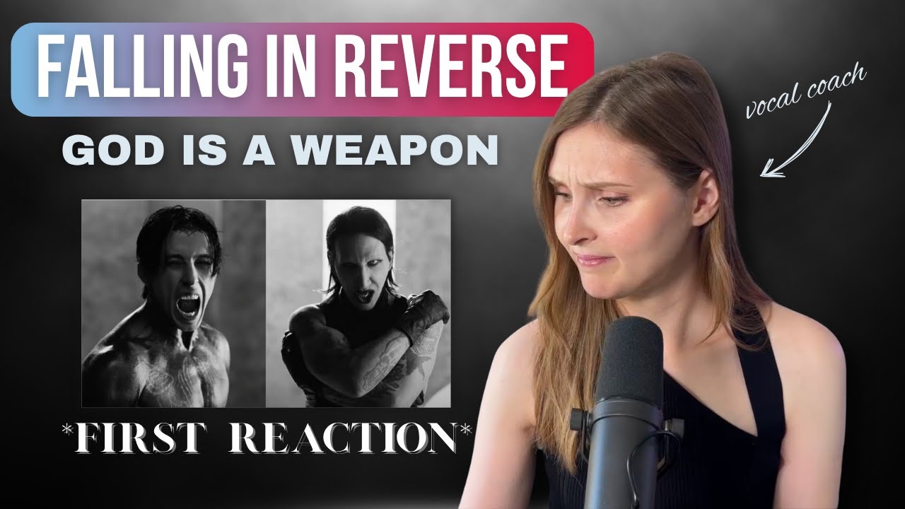 WHAT IS THAT?! | Falling in Reverse - God is a Weapon feat. Marylin Manson | Vocal Coach Reacts WHAT IS THAT?! | Falling in Reverse - God is a Weapon feat. Marylin Manson | Vocal Coach Reacts
