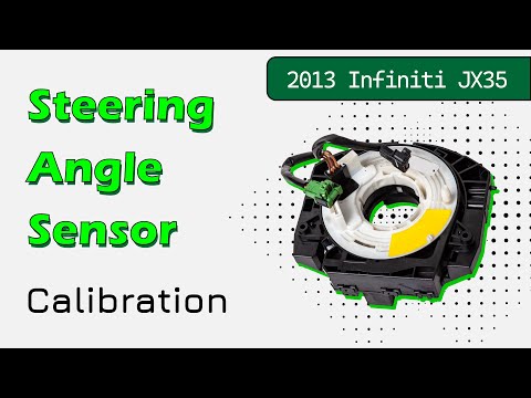 How to Use Steering Angle Sensor Calibration Function on SDS | 2013 Infiniti JX35