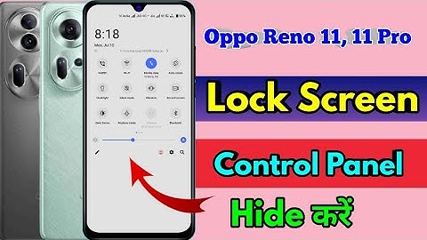 oppo reno 11 lock screen notification panel hide, oppo reno 11 notification bar off