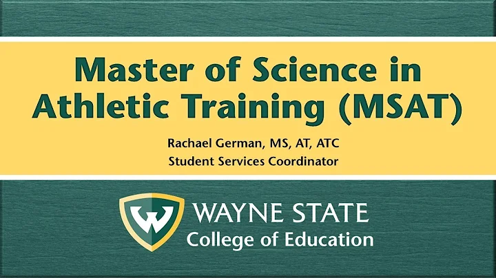 Webinar Wednesdays with Athletic Training - Master of Science (MSAT)